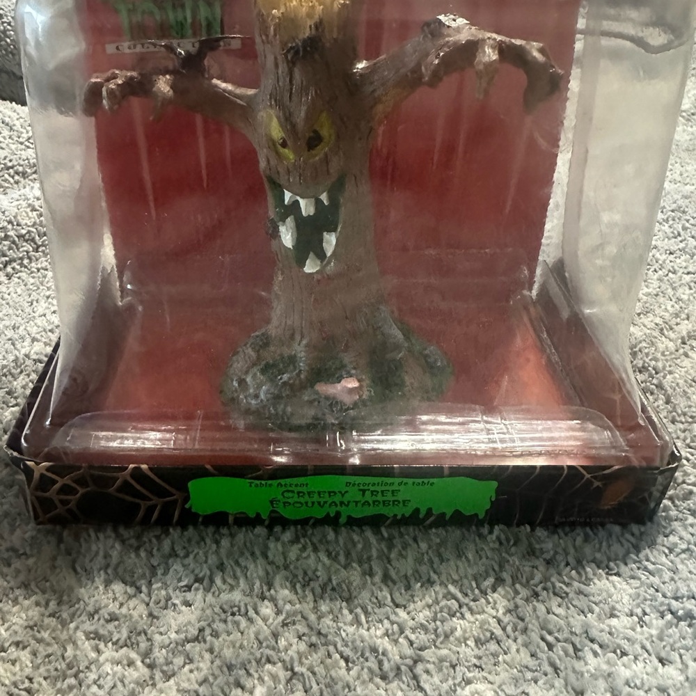 Lemax Spooky Tree Decor - Brown and Green 2010 retired figurine